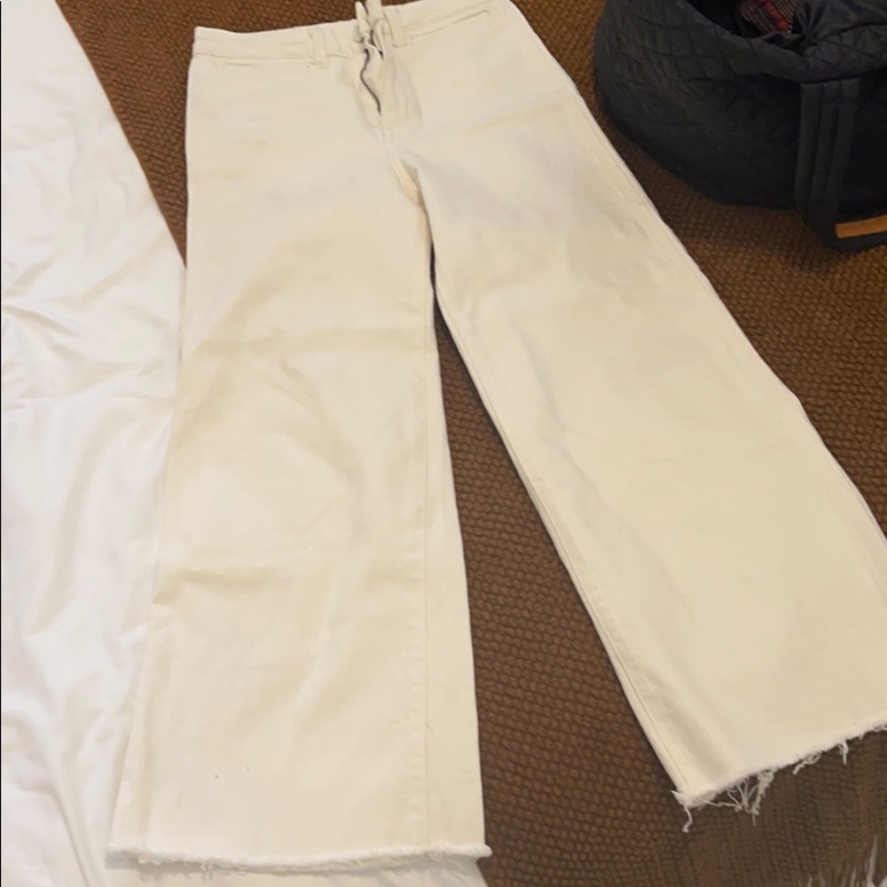 Off white H&M culottes